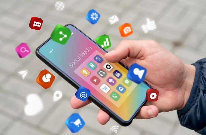 Social Media Apps on Phone