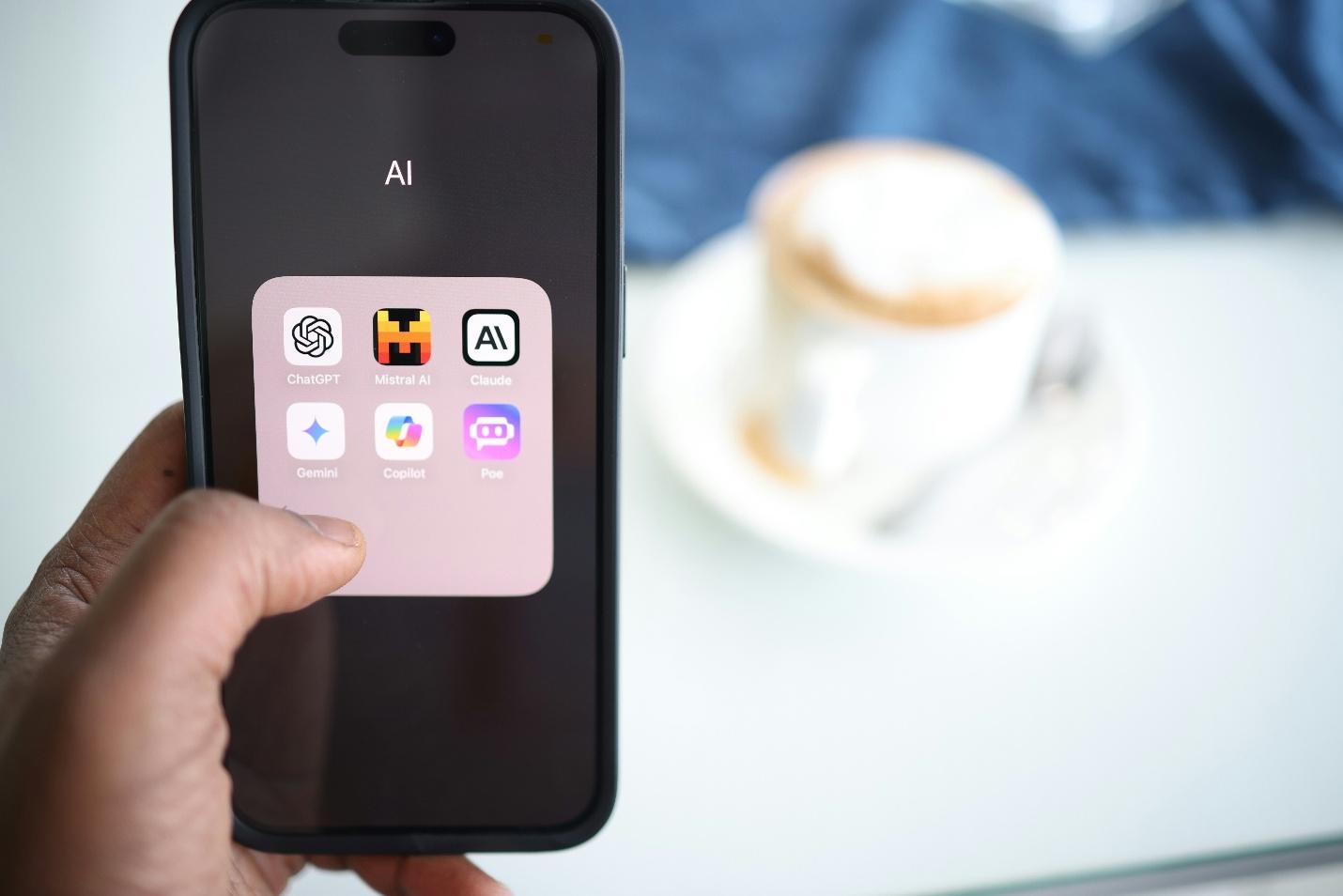 AI apps on a phone