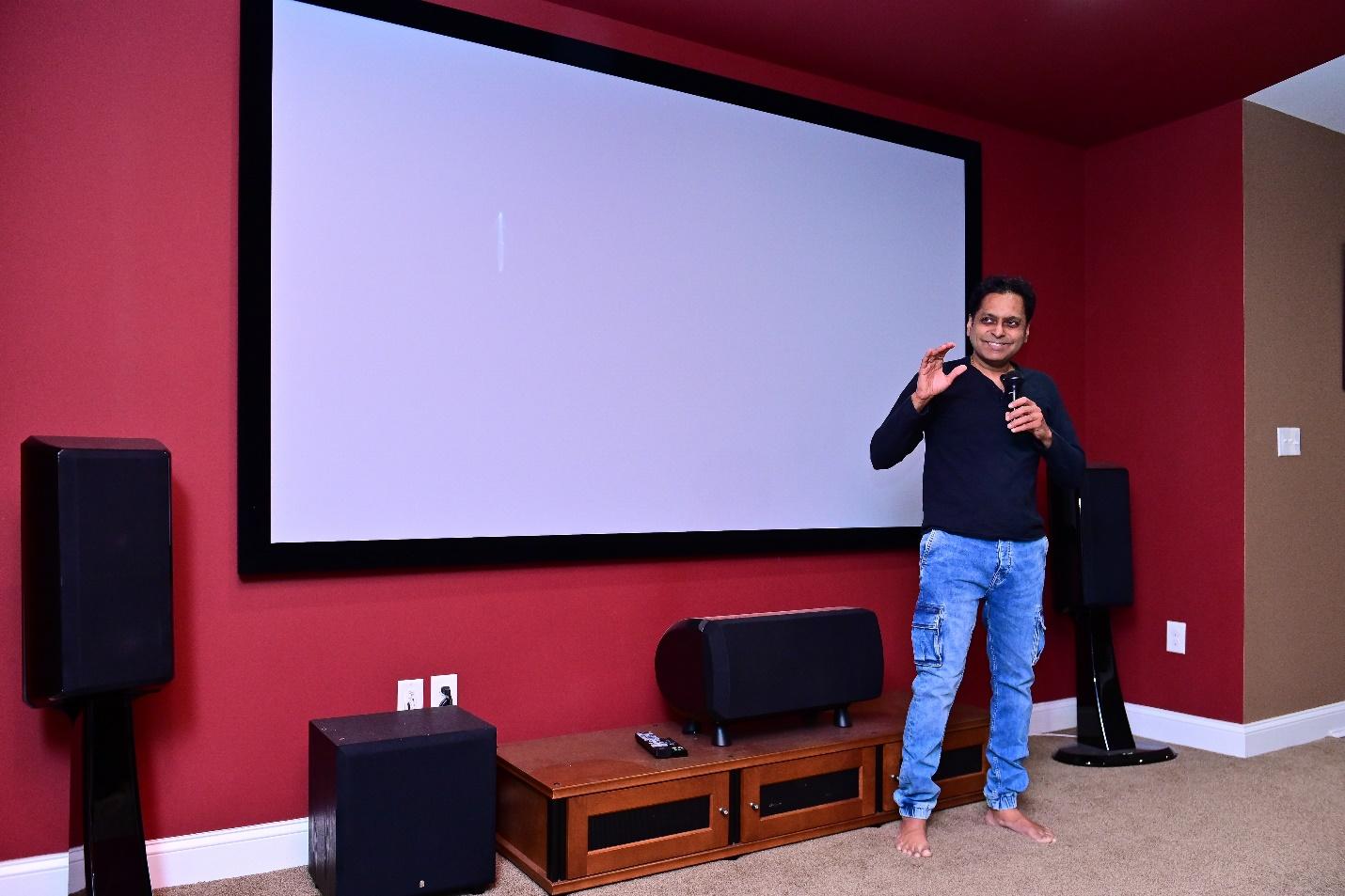 Business consultant giving a presentation