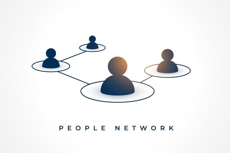 Images depicting people connected to each other