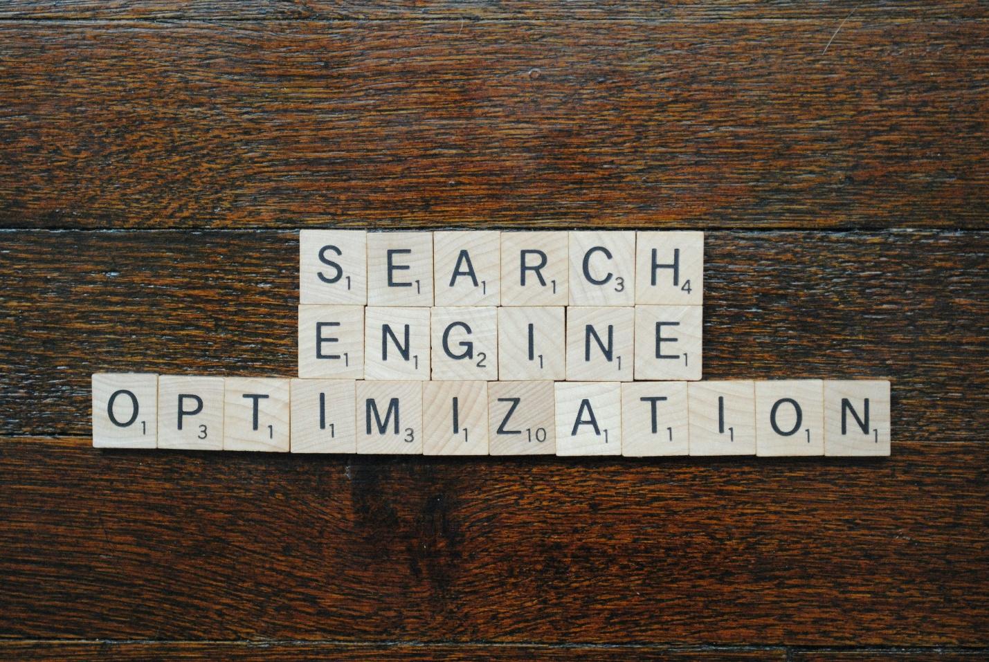 SEO written on wooden tiles